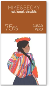 Mike&Becky Cusco - Peru - 75% organic bean-to-bar chocolate