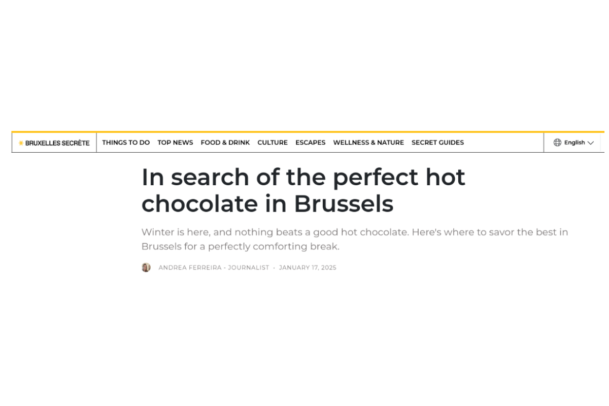 In search of the perfect hot chocolate in Brussels