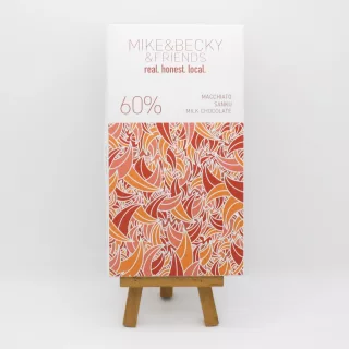 Macchiato – La Gina Milk Chocolate + Specialty Coffee – Wide Awake 60%