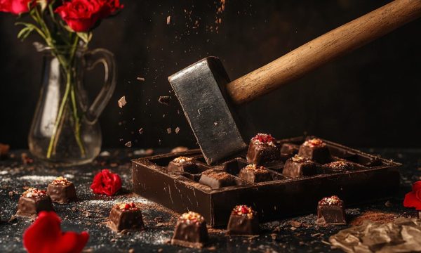 No chocolate has been harmed during the creation of this photo