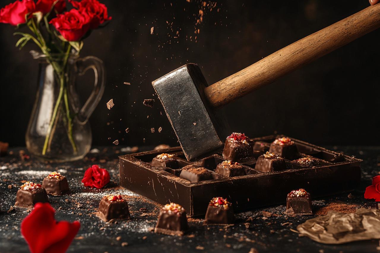 No chocolate has been harmed during the creation of this photo