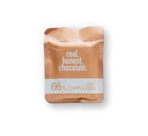 Mike&Becky Mini Oat Cappucino 66% organic bean-to-bar chocolate
