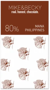 Mike&Becky Philippines Mana 80% organic bean-to-bar chocolate