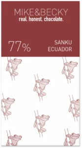 Mike&Becky Sanku Ecuador 77% organic bean-to-bar chocolate