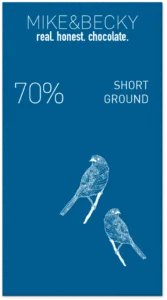 Mike&Becky Short Ground 70% organic bean-to-bar chocolate