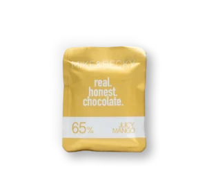Mike&Becky Mini Juicy Mango 65% organic bean-to-bar chocolate